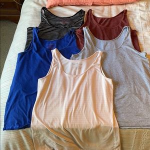 5 Hanna Andersson Women’s Pima cotton tanks XL